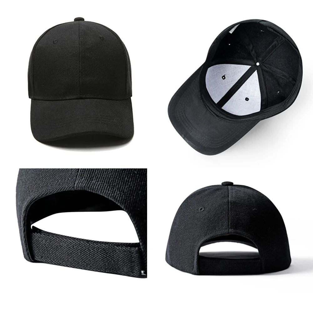 Unisex Hat Plain Curved Sun Visor Outdoor Dustproof Baseball Solid Color Fashion Adjustable Leisure Caps for Men Women