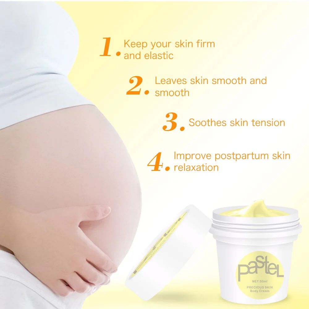 50ml Anti-strecth Mark Cream Vitamin E&Collagen Extract Removes Stretch Mark Lotion Nourishes Smoothes the Skin Non-allergenic