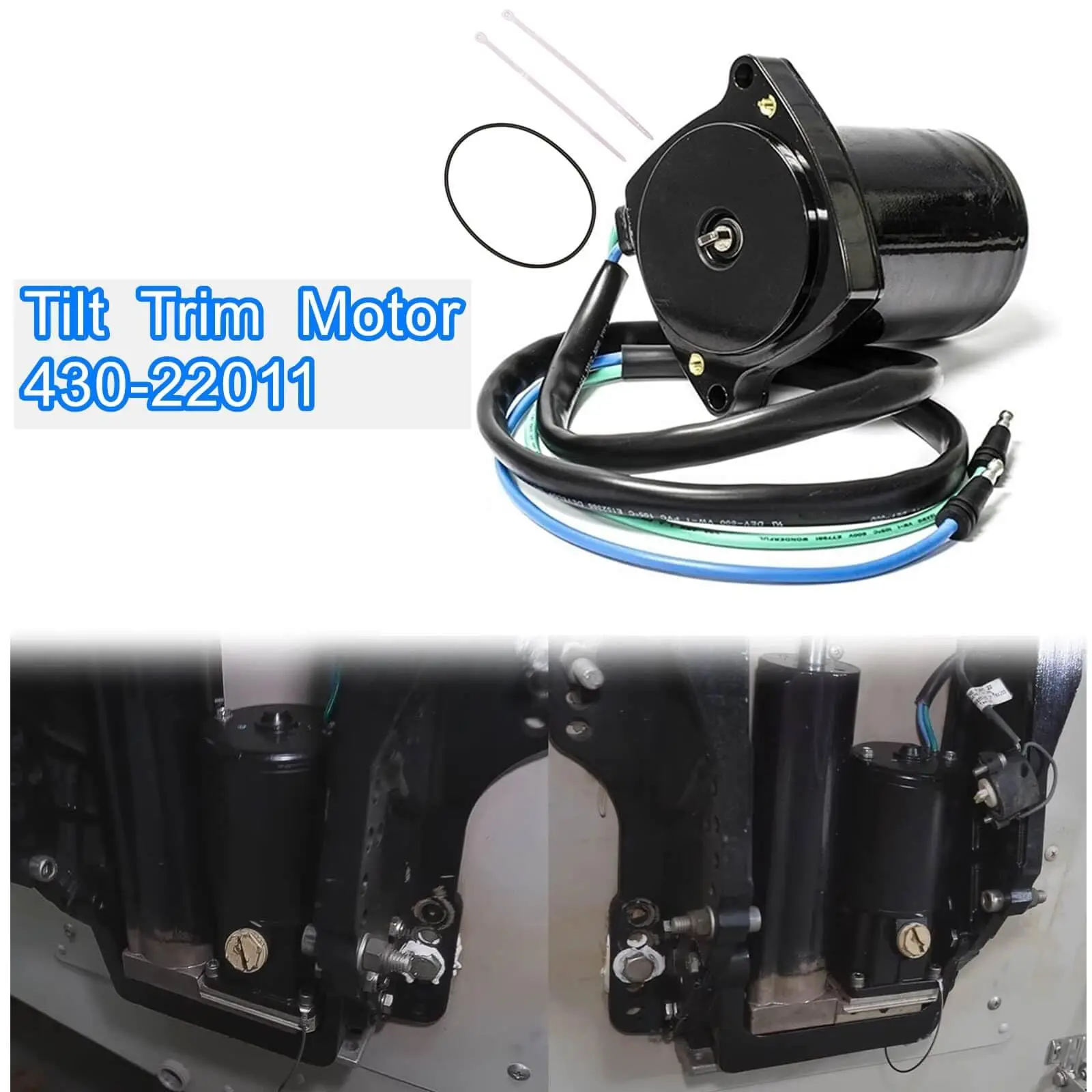 

Tilt & Trim Motor Replacement for Mercury Marine 135-225HP All Models 828708, 828708T, 878265A1 878265A4 8M0031551 T10 430-22011