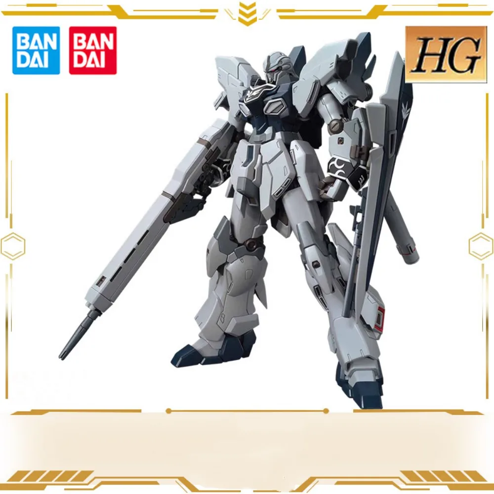 

Bandai Original Gundam Suit Hguc Sinanju Gundam Hg Msn-06S 1-144 Anime Model Assembled Robot Genuine Anime Toys Garage for Gift