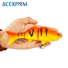 2024 New Hard Fishing Lure 3 Segments Artificial Lure Multi Jointed Swimbait Lifelike Crankbait Sinking Wobblers 50g 15cm 3