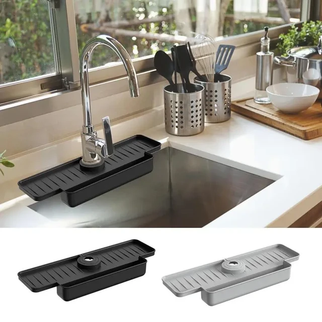 Personalize Vintage Faucet Splash Catcher Mat Kitchen Sink -  in 2023