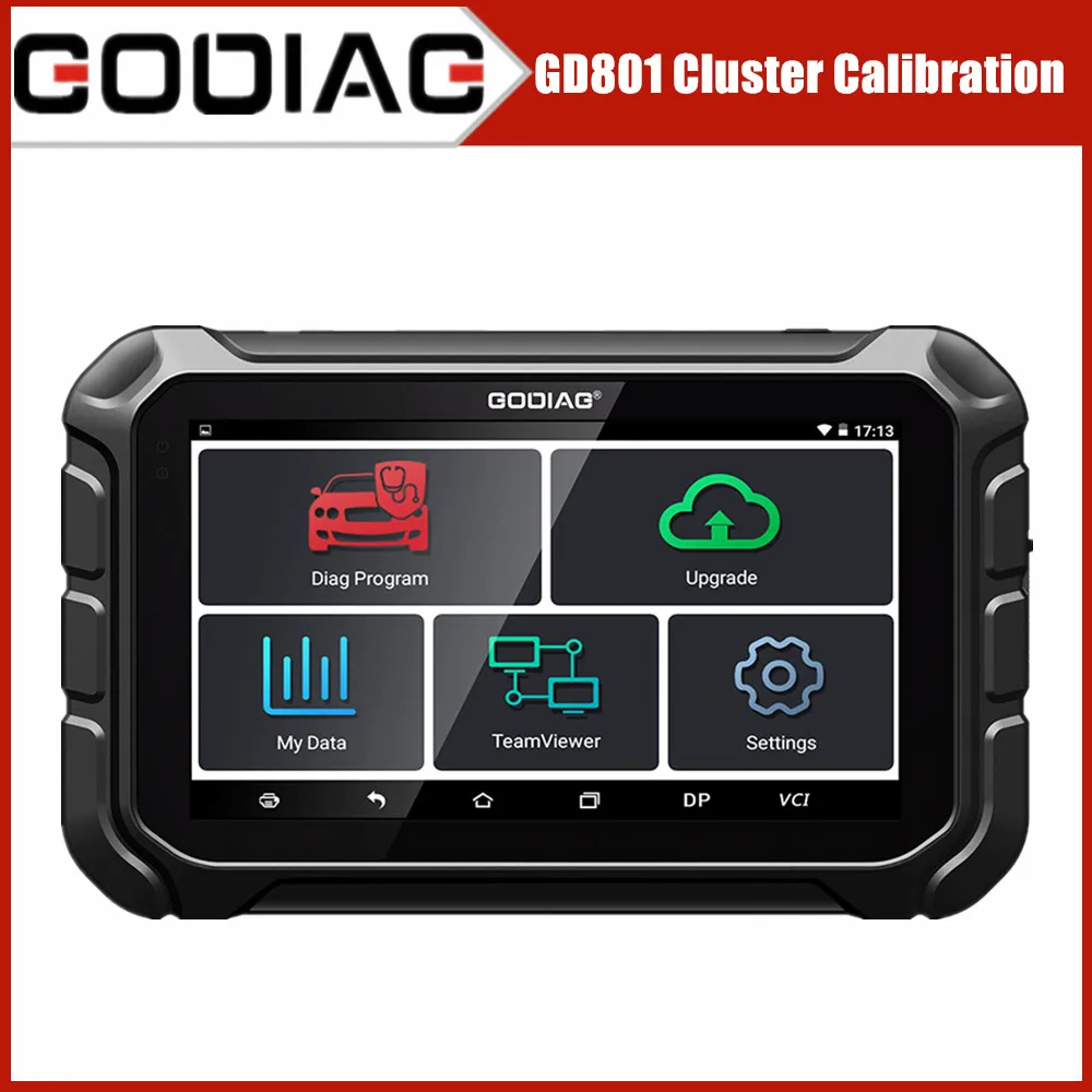 

GODIAG GD801 OdoMaster Auto Key Programmer OBDII Cluster Calibration Correction Tool Better Than OBDSTAR X300M Update Free