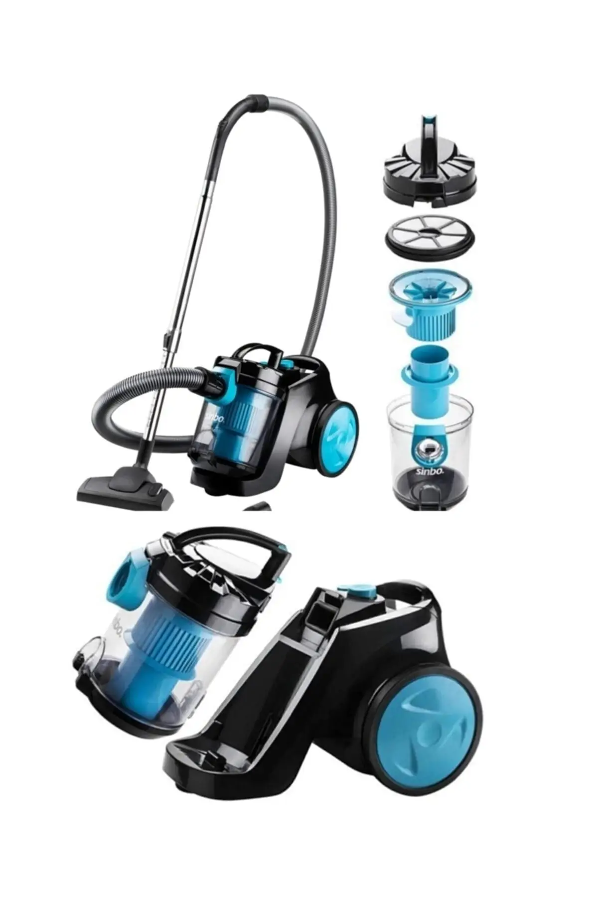 

Compact Multi Cyclone Dust Bagless Electric Broom