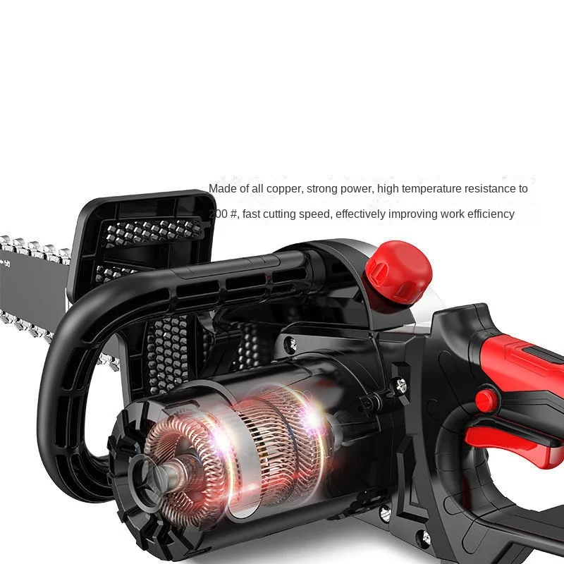 16-inch 2400W High-power Chainsaw Logging Saw Household Electric Chainsaw Handheld Cutting Electric Saw
