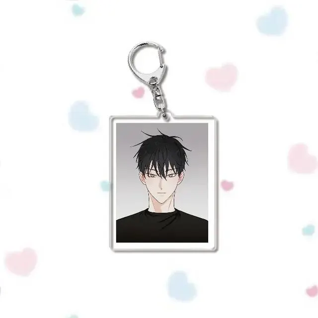 Anime Manga Waterside Night Yaoi Couple Keychain Low Tide In Twilight Taeju Cartoon Figures Pendant Key Chain BL Jewelry Gifts