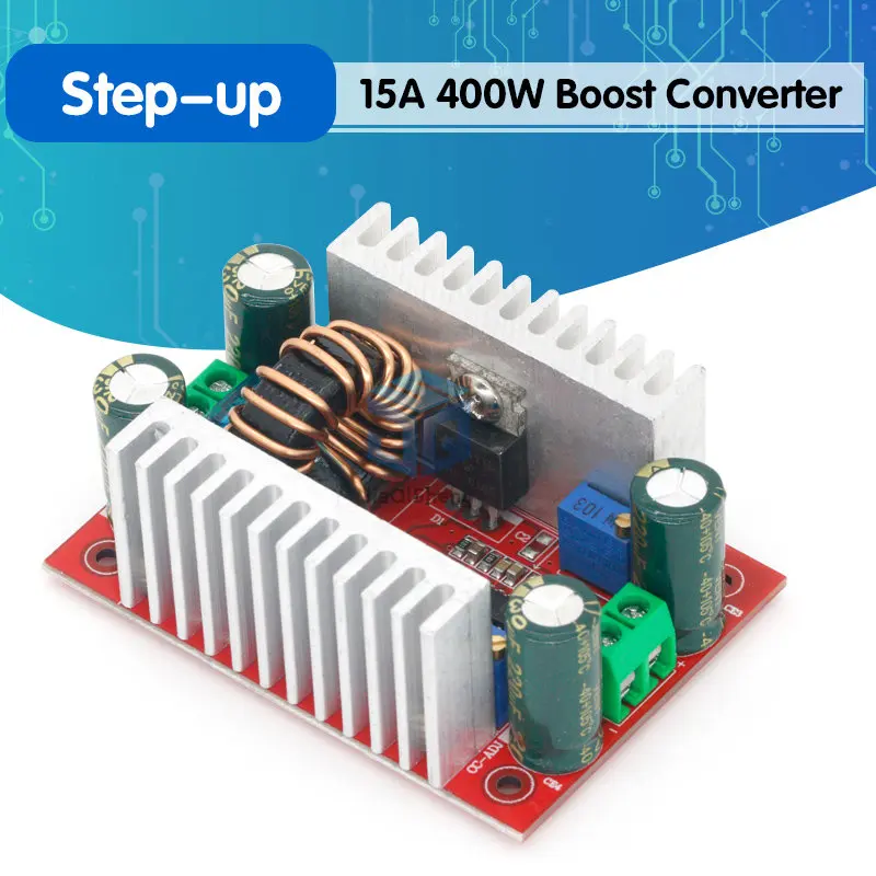 Modulo Step-Up Boost 400W 15A - Trasformatore DC 8.5-50V A 10-60V Regolabile - Foto 2