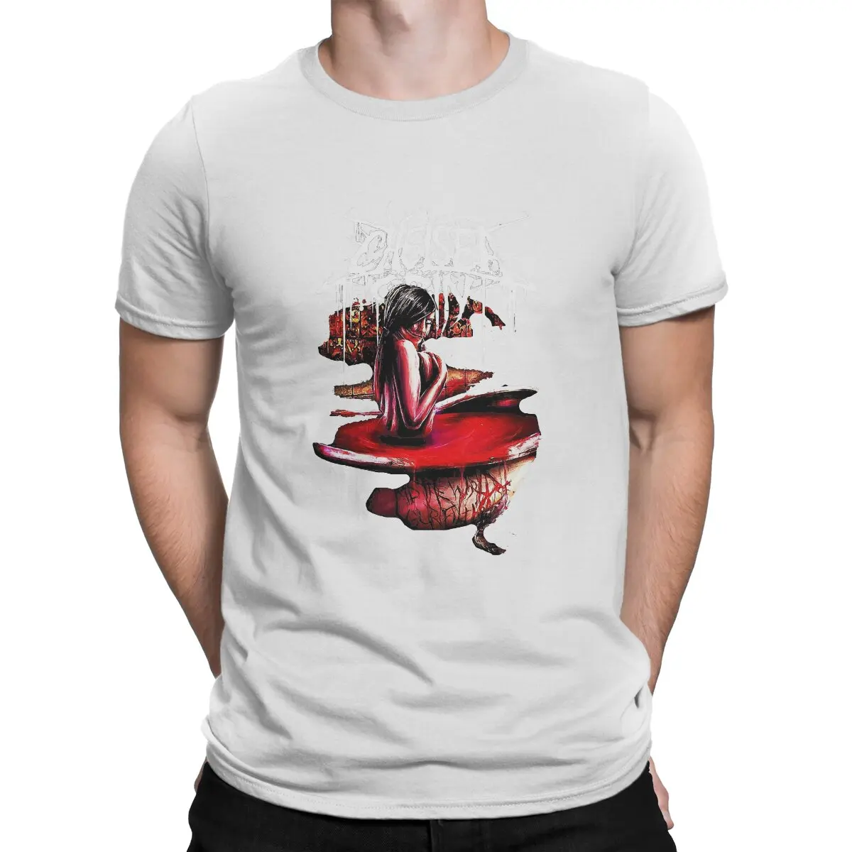 thumbnail image 1 of Camiseta única de banda de rock Chelsea Grin, camiseta de ocio de verano para hombres y mujeres, 1 of 7