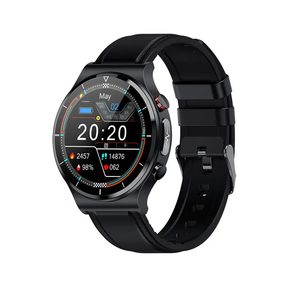 

E88 Smart Watch ECG PPG Blood Pressure Heart Rate Body Sport Monitor Wireless Charger Ip68 Waterproof Watchs For Android Ios Men