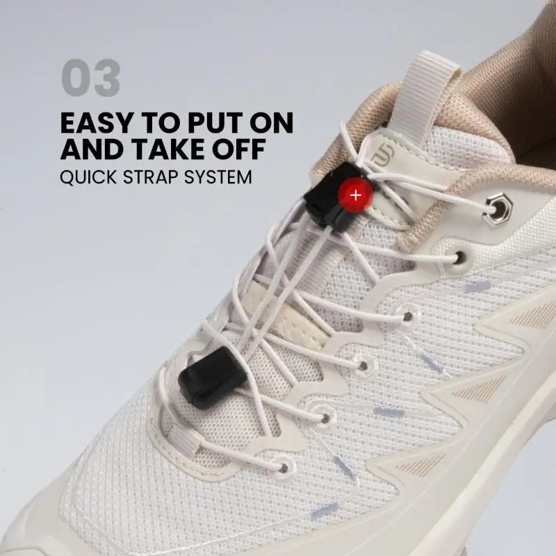 Baasploa Women Hiking Shoes Outdoor Climbing Breathable Anti-slip Sneakers Female Lightweight Mesh Elastic Buckle Walking Shoes
