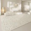 Living Room Carpet Waterproof Light Luxury High-end Floor Mat Bedroom Sofa Foot Mats High-density Short-pile Home Decoration Rug 2