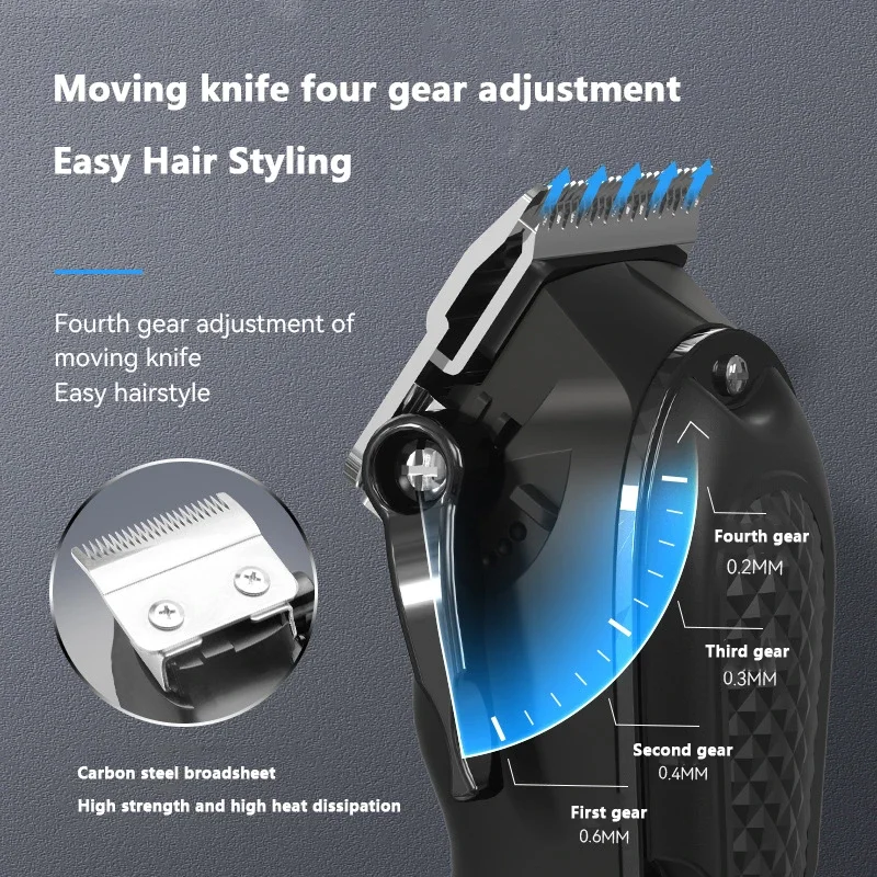 Cordless USB Hair Clipper for Precision Cuts - Image 2