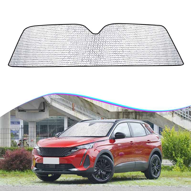 For Peugeot 3008 2021 2022 Car Sunshade UV Protection Curtain Sun Shade  Visor Front Windshield Cover Protect Privacy Accessories - AliExpress