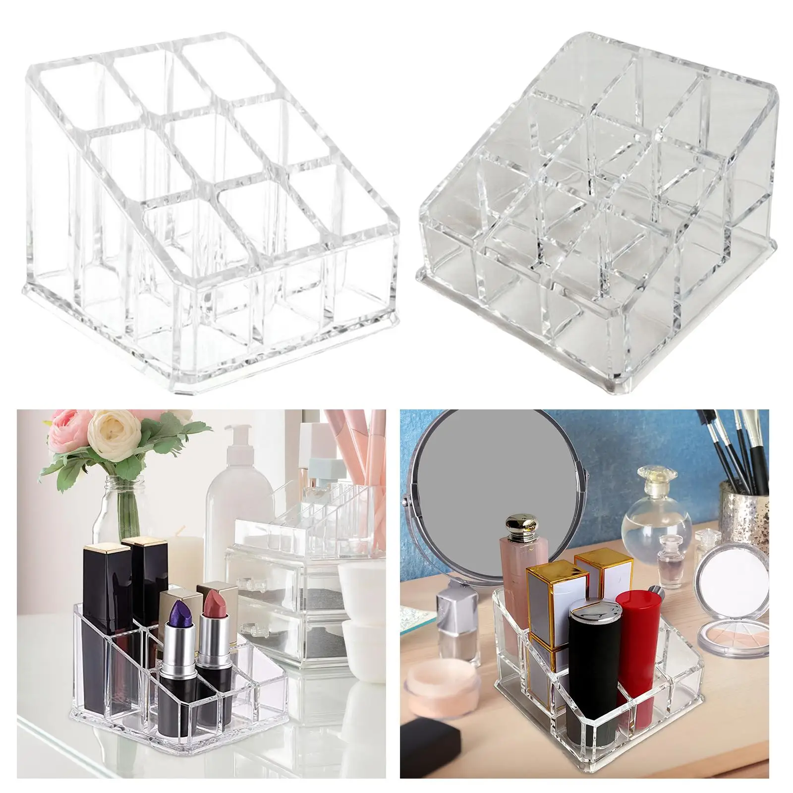 9 Grids Lipstick Holder Lipstick Organizer Make up Organizer for Lipstick Lip 3