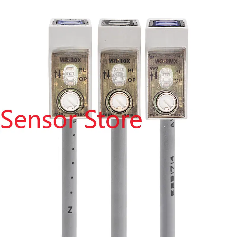 Square Photoelectric Switch MR-10X-30X-60X-MG-2MX Sensor original z2t 2000pj photoelectric sensor to photoelectric switch