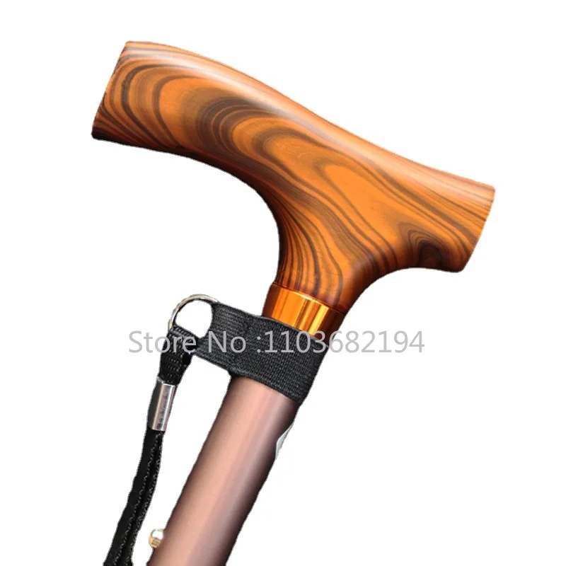 

Folding Retractable Walking Stick for the Elderly Aluminum Alloy Walking Stick Anti-Skid