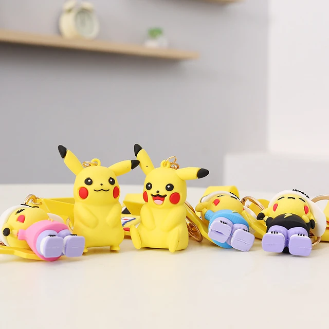 Porte-clés De Voiture Pokémon Pikachu, Personnage De Dessin Animé,  Carapuce, Écureuil, Psyduck, Modèle D'action, Porte-clés Sac À Dos,  Pendentif, Cadeaux - Action & Figurines - AliExpress