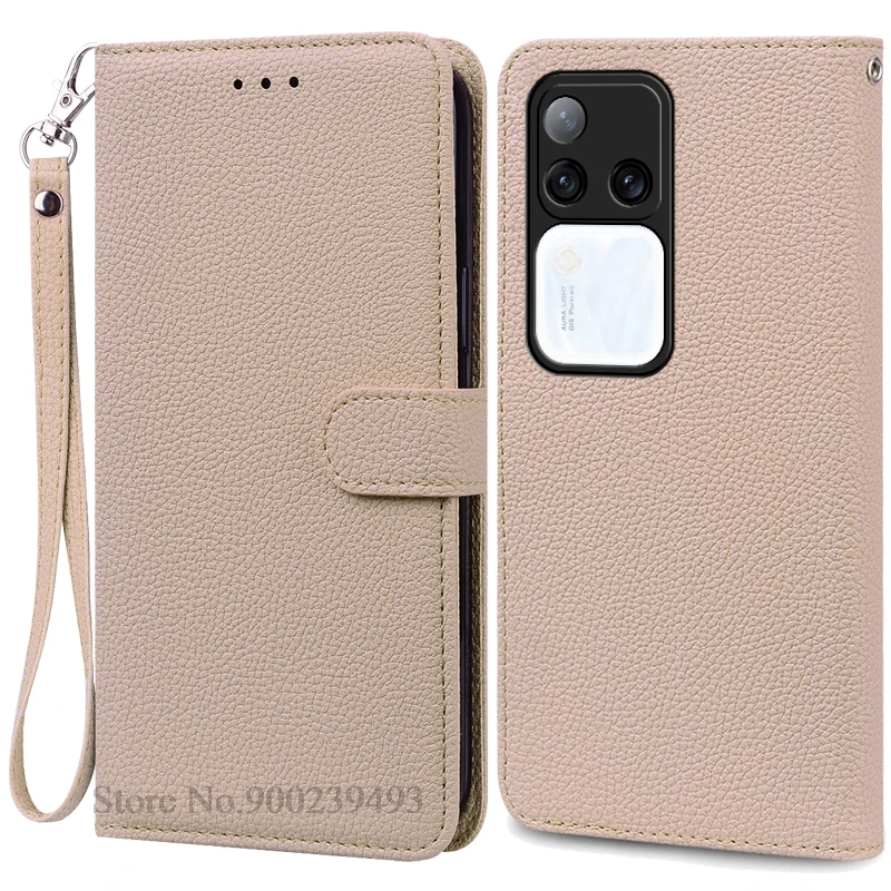Leather Flip Wallet Case with Stand Feature