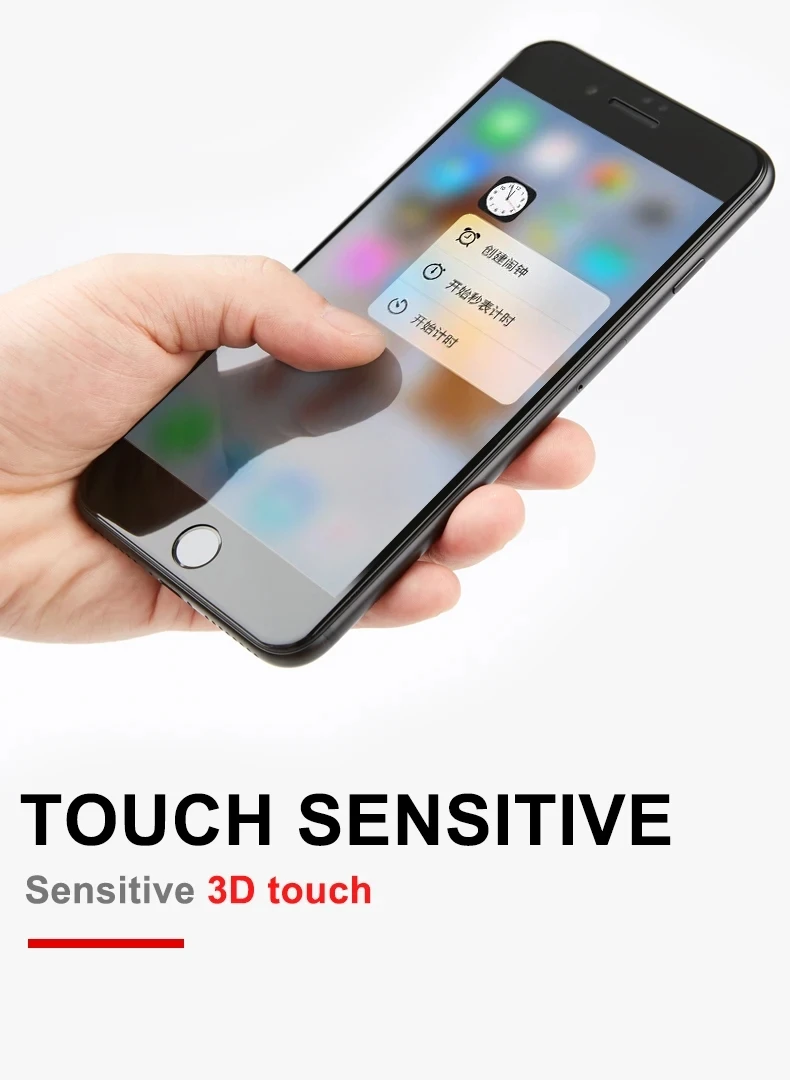 3-Pack White Tempered Glass Screen Protectors