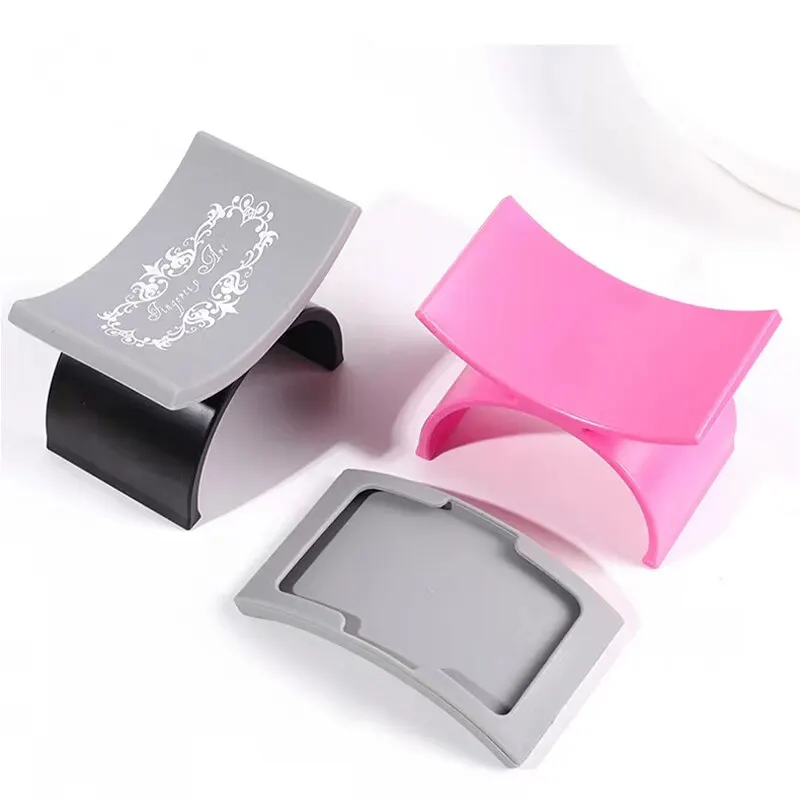 1pc U Shape Nail Pillow Removable Silicone Carrying Nail Pad Hand Rest Stand Hand Pillow Salon Cushion Tools