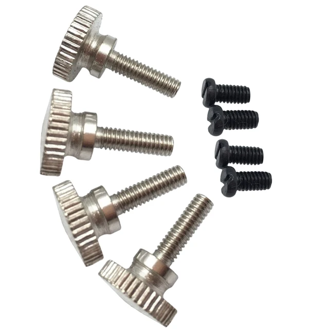 LUORNG 2pcs Sewing Machine Presser Foot Screws Feet Thumb Screws Bulk Clamp Plate Screws M3x15mm Stainless Steel Needle Clamp Set Screw For Home Sewing Machine