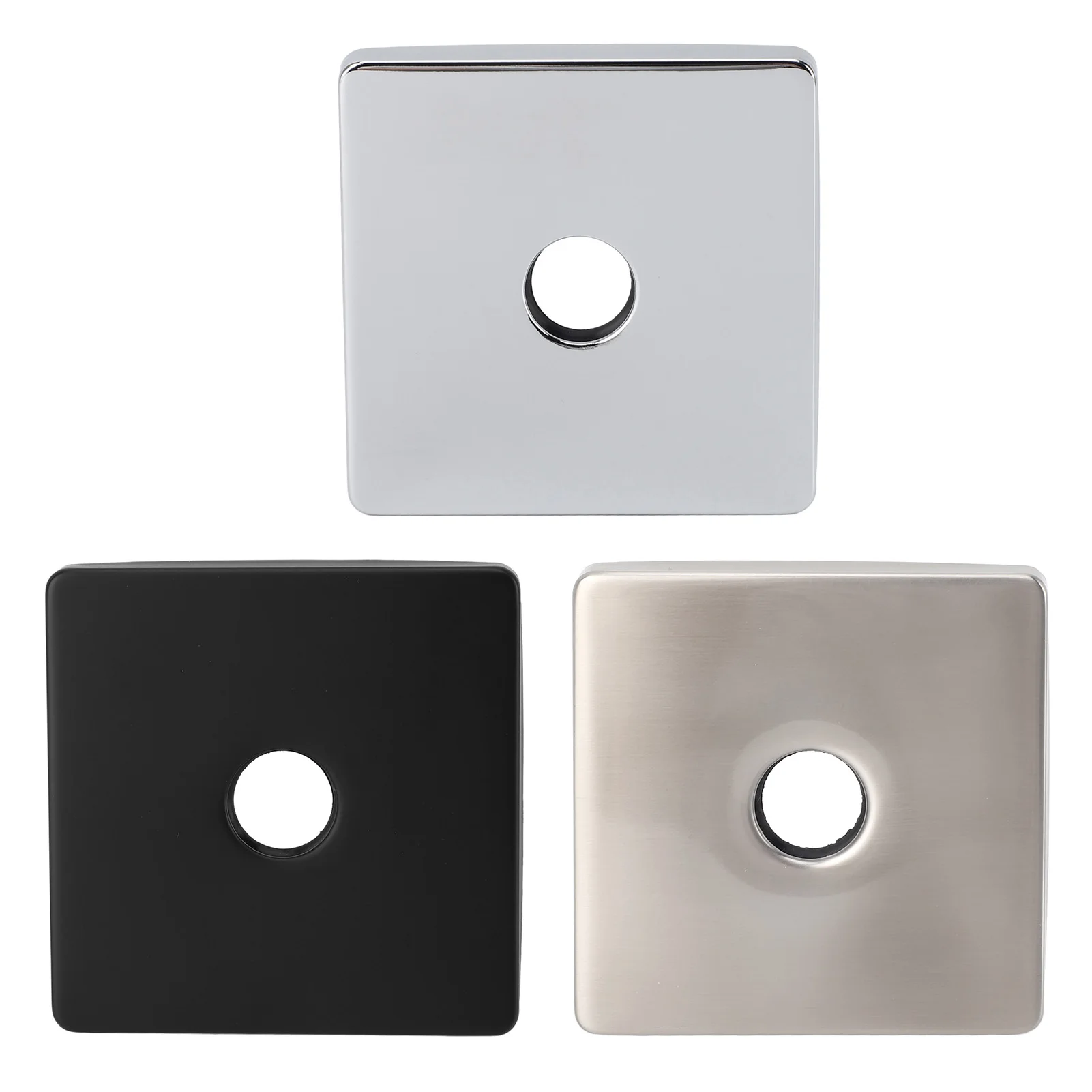 

Shower Arm Escutcheon Plate Shower Arm Cover Plate Easy Install Uiniversal Decorative Extra Large Stylish for Bathroom