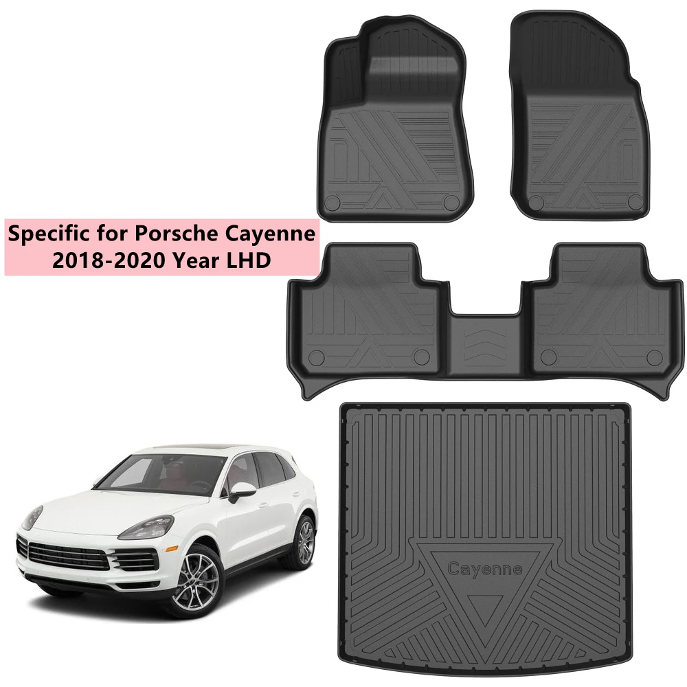 

Custom Fit Car Interior Accessories Car TPE Floor Mat Specific For Porsche Cayenne Macan Panamera Coupe