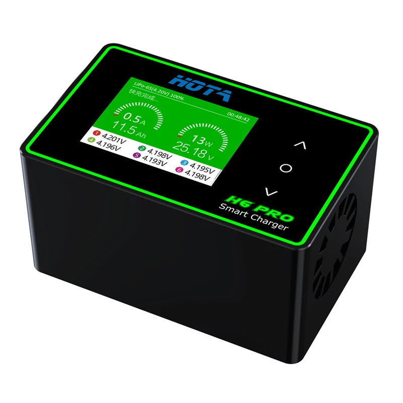 HOTA h6 Pro Duo AC 200W DC 700W 26A Mini Battery Charger 1-6S Lipo NiMh Li-ion Ni-Cd Digital RC Balance Charger Discharger thumbnail 3