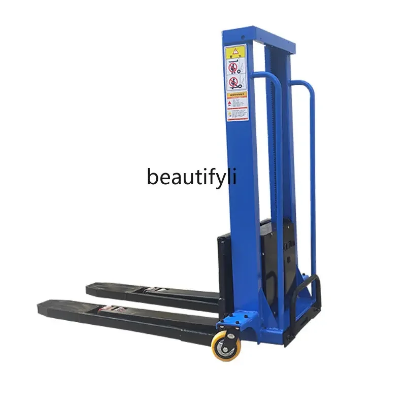

LHY Hydraulic Electric Truck-Mounted Forklift Portable Stacking Forklift Loading and Unloading Automatic Loading and Unloading