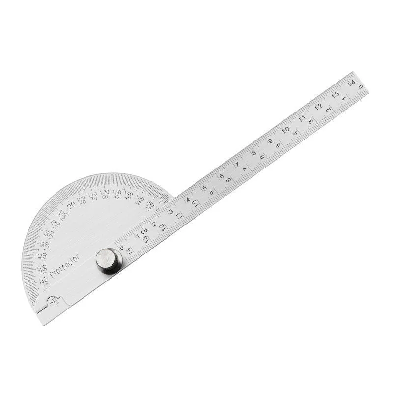 Stainless Steel Angle Gauge Round Head Caliper Measuring Ruler Vastar 180 Degree Adjustable Protractor 3
