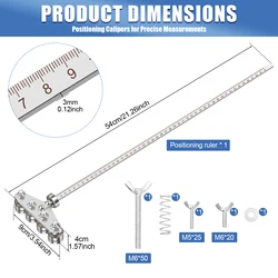 21 - Inch Stainless Steel Precision Cutting Guide for Circular Saws - Accurate Measurements & Effortless Wood Cutting (21Inch)