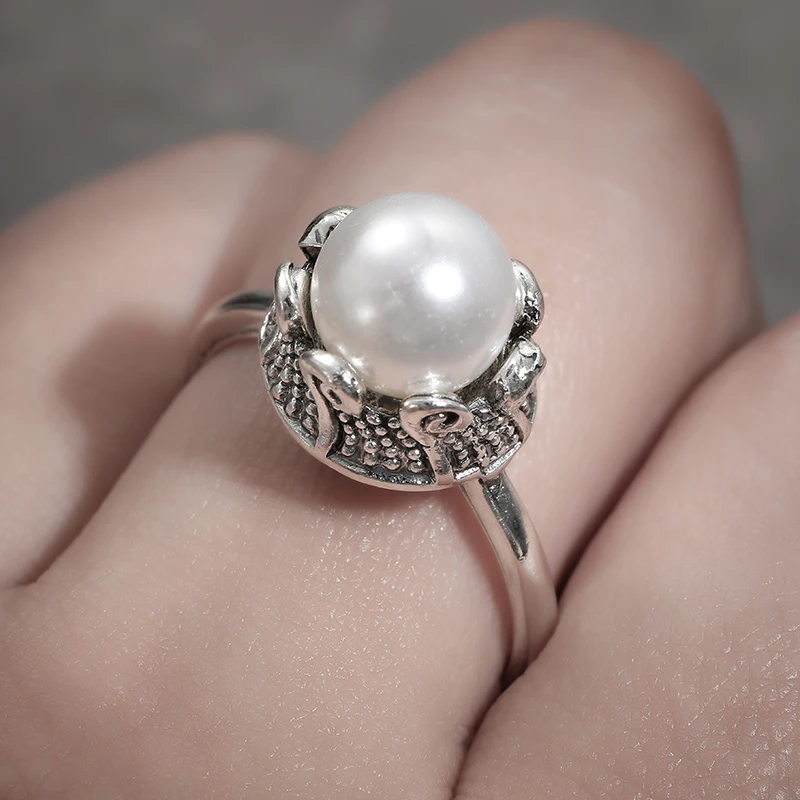 Women Jewelry Ring Pearl | Vintage Pearl Rings Sale | Pearl