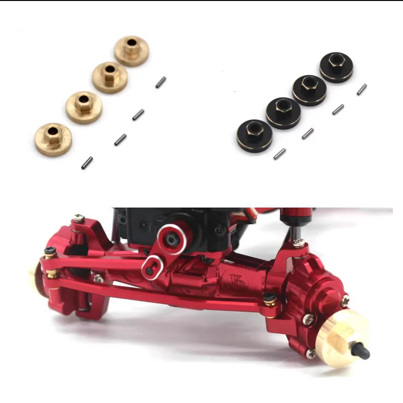 FMS RC카 황동 커플러, FCX24 Xiaoqi 핑크, Drunken Chevrolet K5 Lemur FCX18 LC80 금속 업그레이드 부품