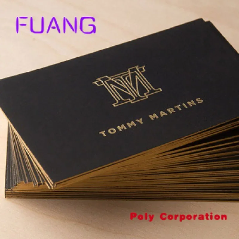 

Custom custom luxury printing gold foil business card with your logo luxury
