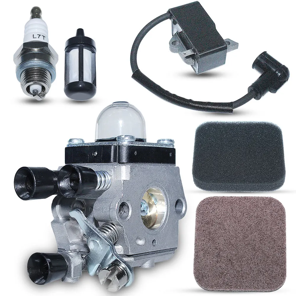 

Carburetor Ignition Coil Kit For Stihl FS75 FS80 FS85 FC85 HT70 HS75 HL75 HT75 HS80 Chainsaw 4140 120 0619, 4137 120 0608