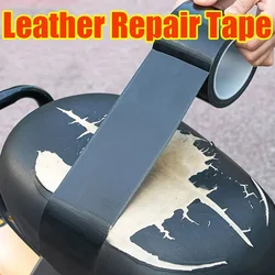 Self-Adhesive Black Leather Repair Tape for Furniture, Fashion, and Accessories