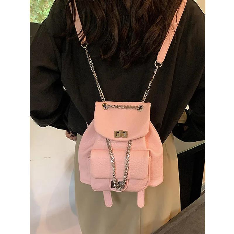 Womens Mini Backpack (Pink)