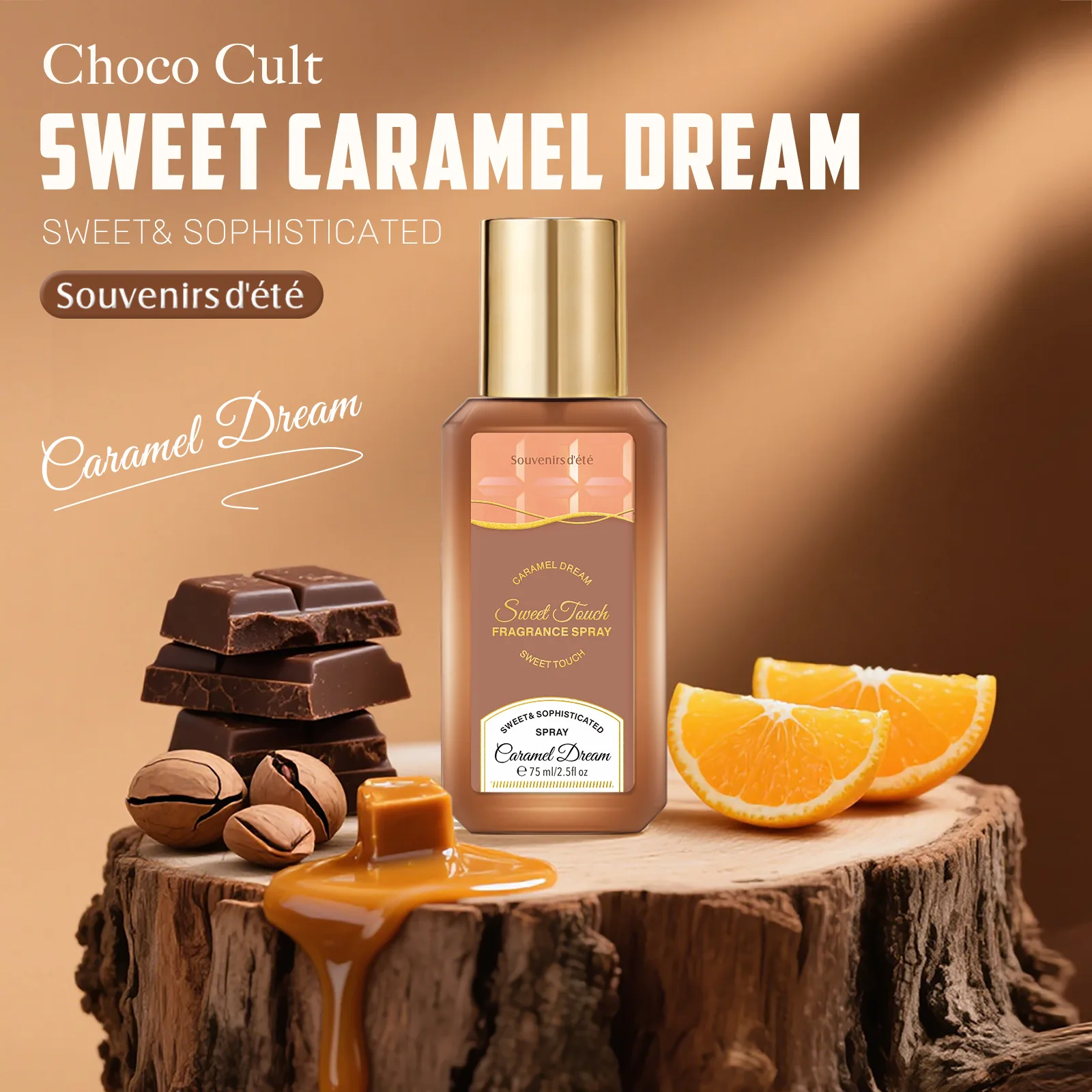Profumo da donna Cream Muffin 75 ml, fragranza dolce e invitante, profumo a lunga durata, affascinante Eau de Parfum per uso quotidiano._voghion.com