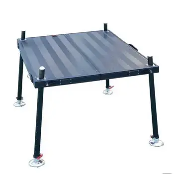 탄소 섬유 낚시 플랫폼, 초경량 통합, 휴대용, 접이식, 미끄럼 방지, 민물 낚시 플랫폼