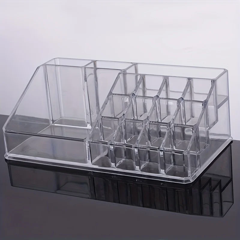 Lipstick Makeup Brush Pen Holder Transparent Storage Rack Desktop Cosmetics Storage Box Office Desk Acrylic Box Home 2