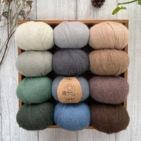 1pc=50g 175M 100% Alpaca Wool Yarn For Hand Knitting Baby Wool Soft Sweater Scarf Hat Crochet 1