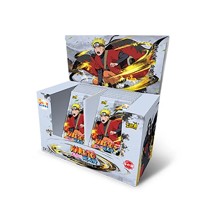 Naruto Kayou Cards Colletion Anime periferiche personaggi Uchiha Sasuke Cards Box Paper Hobby regali per bambini giocattoli periferiche