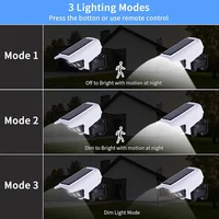 77LED Solar Light Simulation Security Dummy Camera Motion Sensor Outdoor Night Light IP65 Waterproof Lamp 3 Mode For Home Garden 2