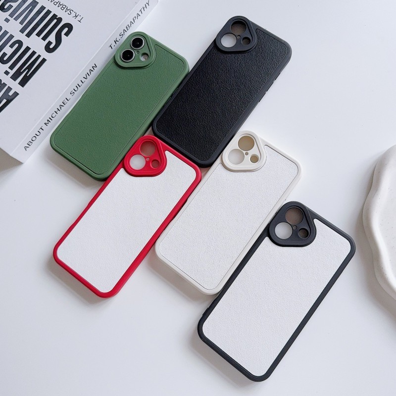 Phone Case For iPhone 16 15 14 13 12 11 Pro Max Plus 16Pro 15Pro 14Pro Luxury Shockproof Soft Silicone PU Leather TPU Back Cover