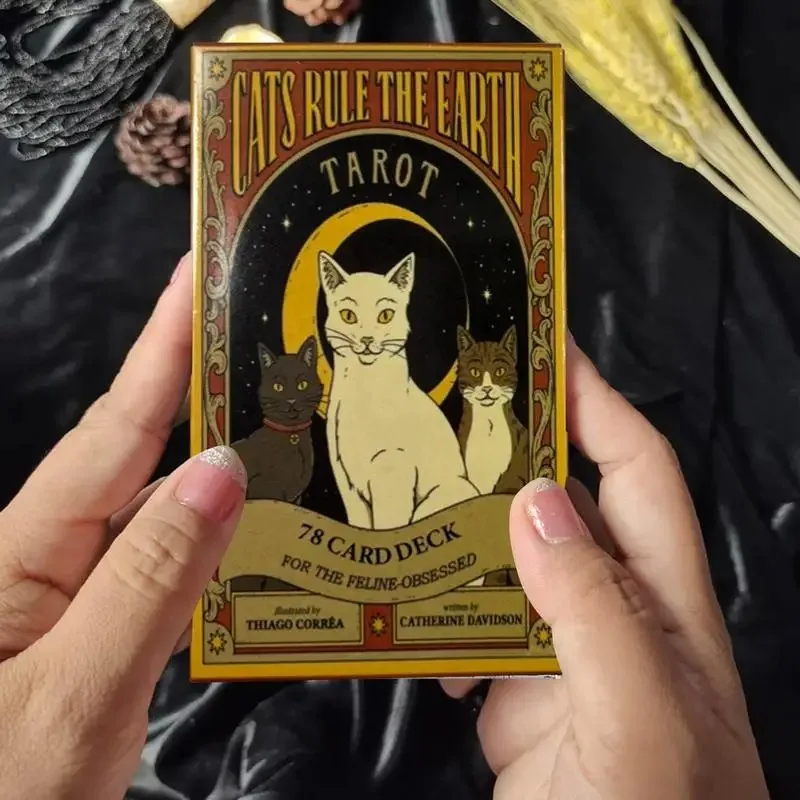 Cats Rule the Earth: High-Quality Tarot Card Deck for Parties and Multiplayer Fun
