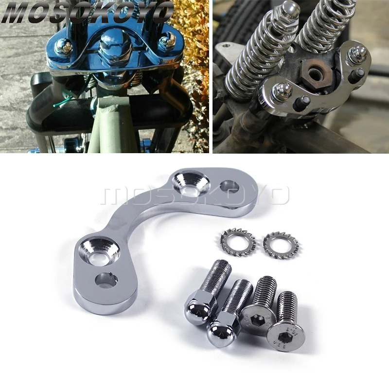 Springer Handlebar Tree Adapter Top Clamp 3.5 Inches Wide Tbar Riser