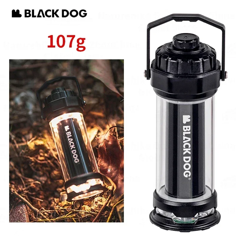 

Ultralight BLACKDOG Camping Light USB Rechargeable Lamp 107g Holder 18650 Waterproof IPX4 Flashlight Lantern Outdoor Emergency
