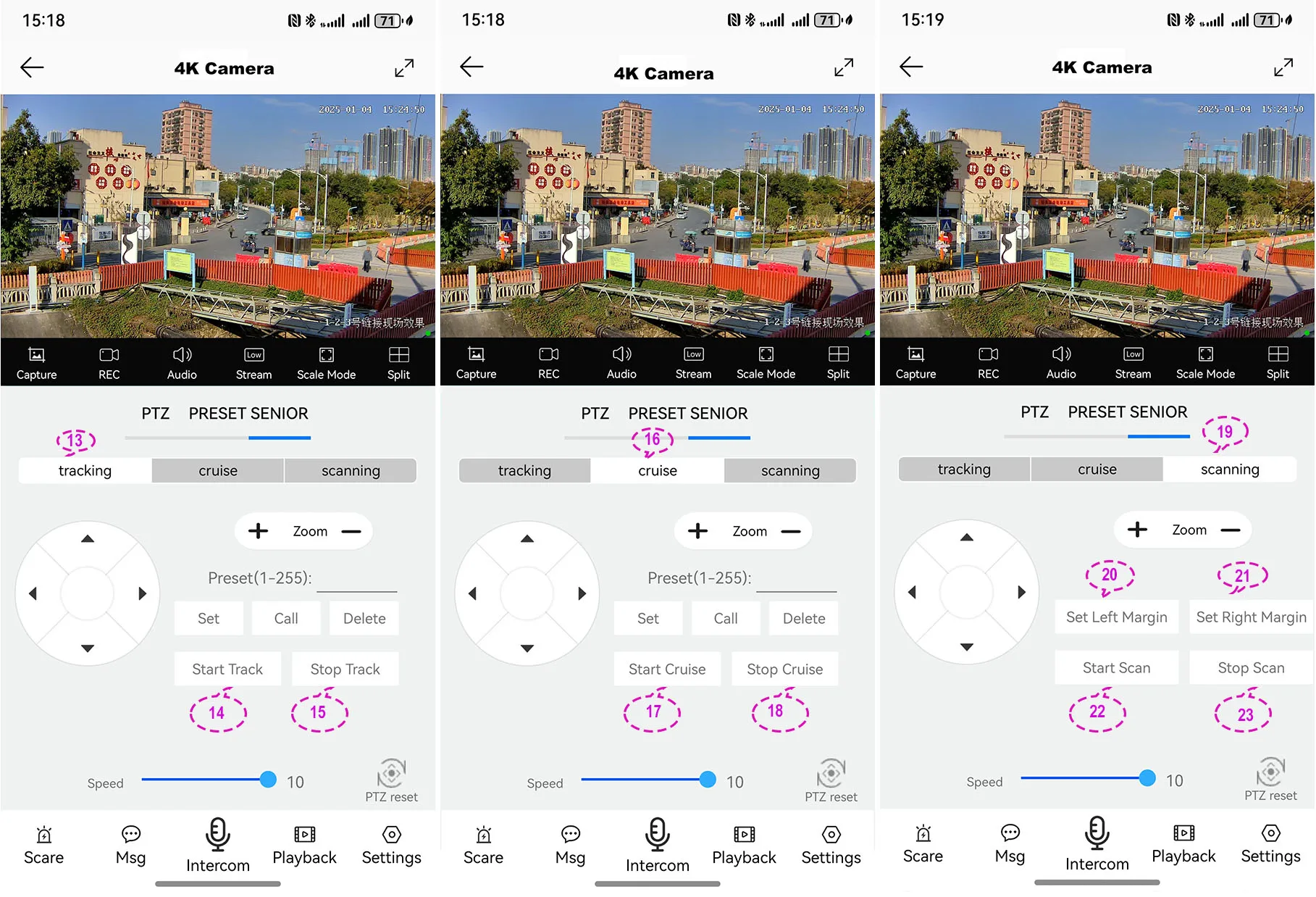 Mobiilirakenduse funktsioonide juhtimise ekraanipilt