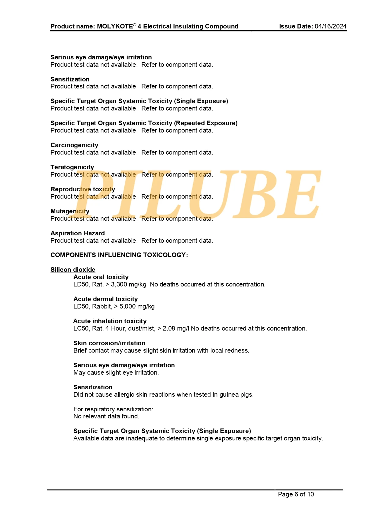 MOLYKOTE DC-4 Silicone Compound Water Repellent Dielectric Lubricant for O-Rings Electrical Connectors and Aviation Equipment