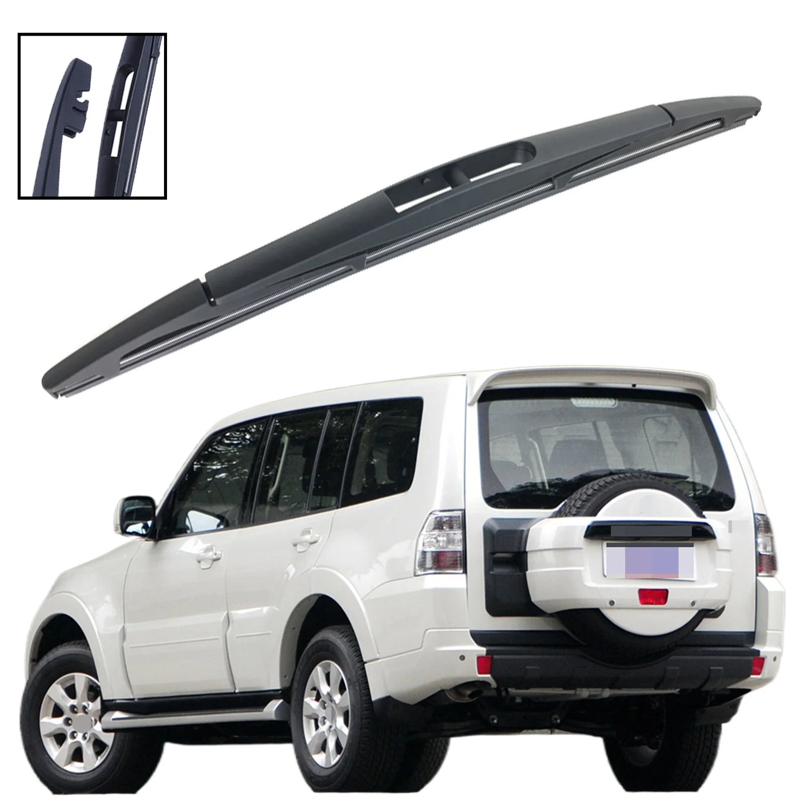 12" Rear Windshield Windscreen Washer Wiper Blade For Mitsubishi Pajero